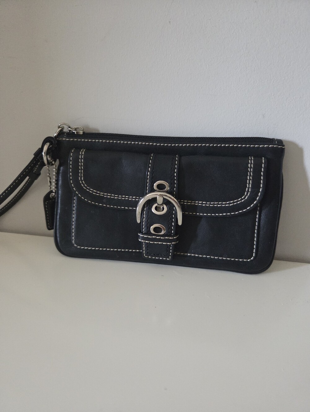 Coach Soho Leather Wristlet